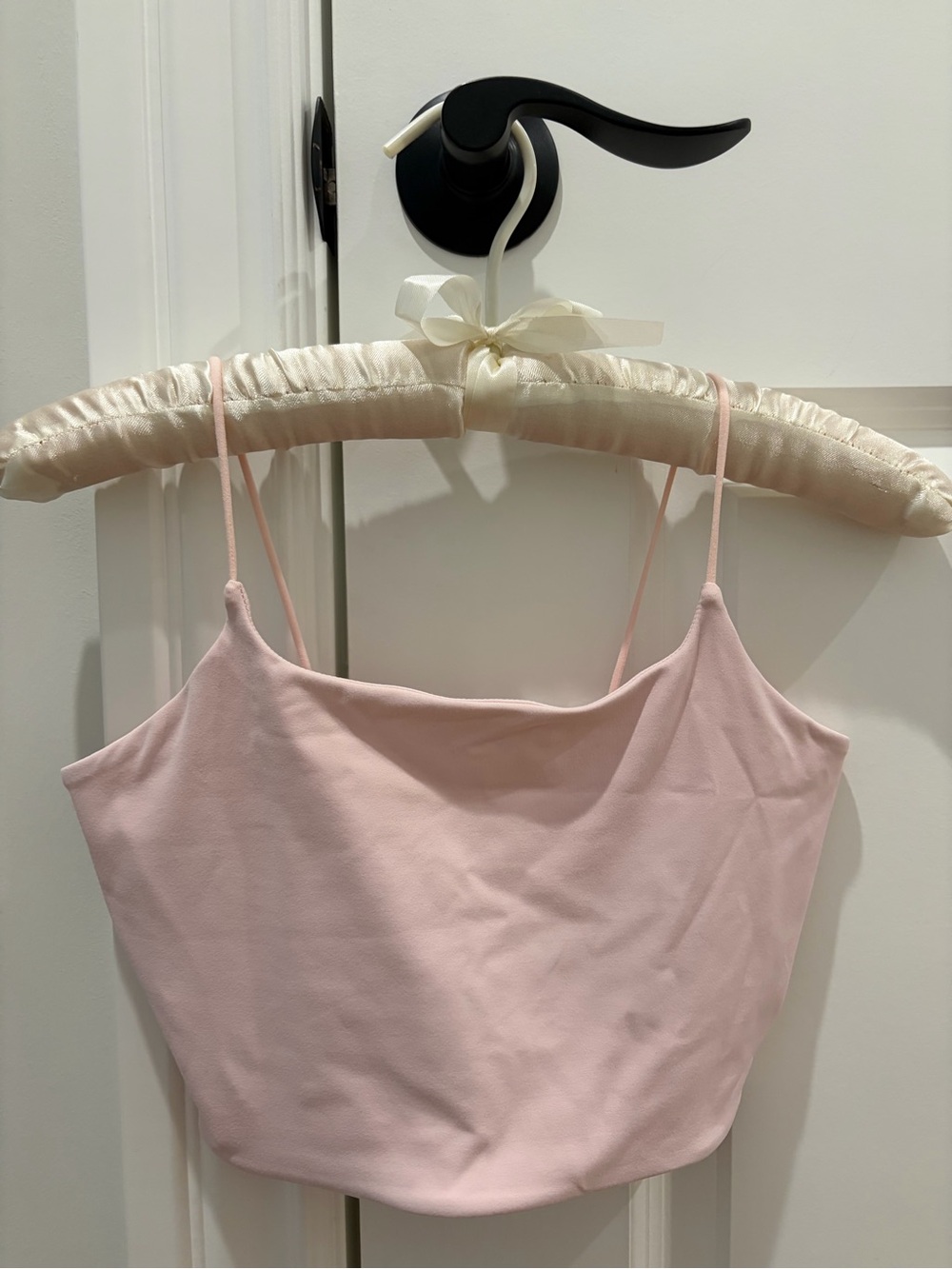Garage Light Pink Cropped Cami Top